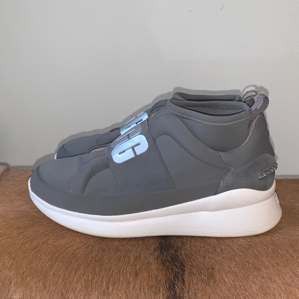 UGG Women's Neutra slip on Sneakers charcoal grey